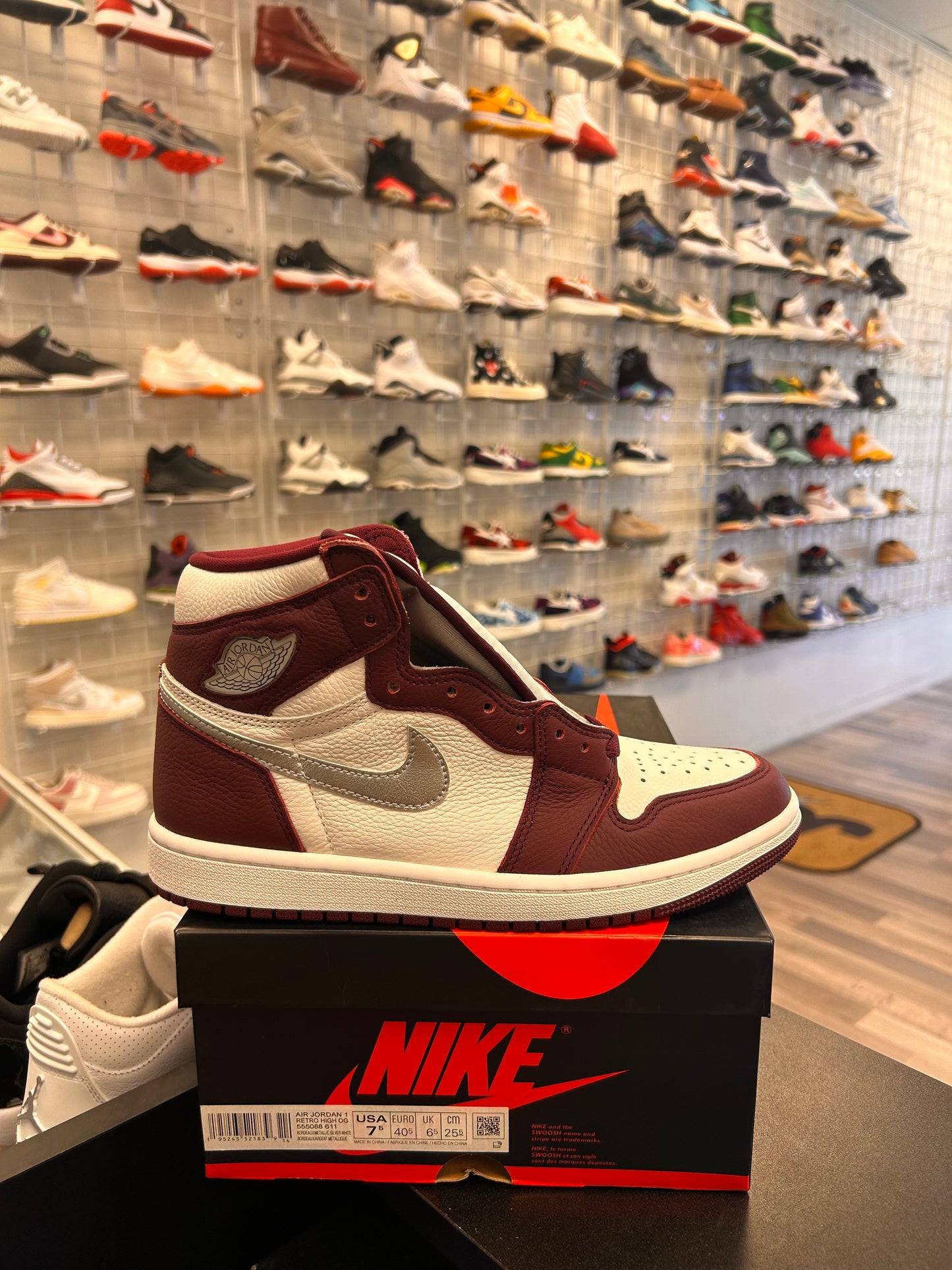 Bordeaux 1s Size 7.5