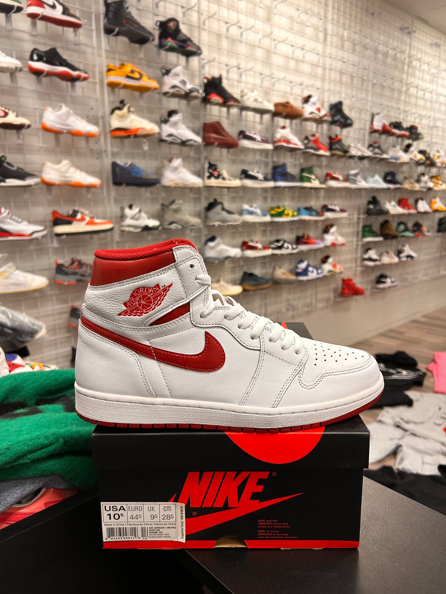 Varsity Red 1s Size 10.5