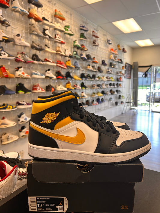 Yellow Mid 1s Size 12.5